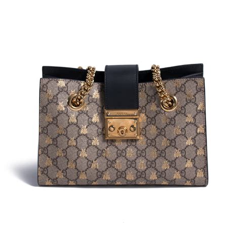 gucci bumblebee bag|genuine gucci padlock bag.